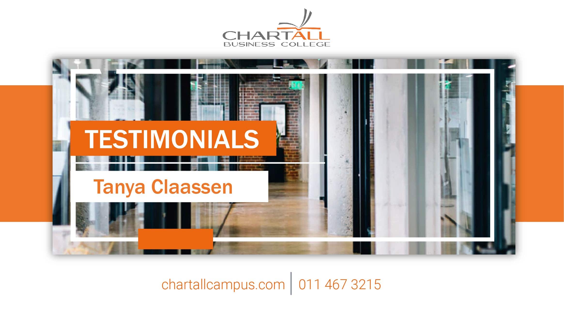 Testimonial - Tanya Claassen